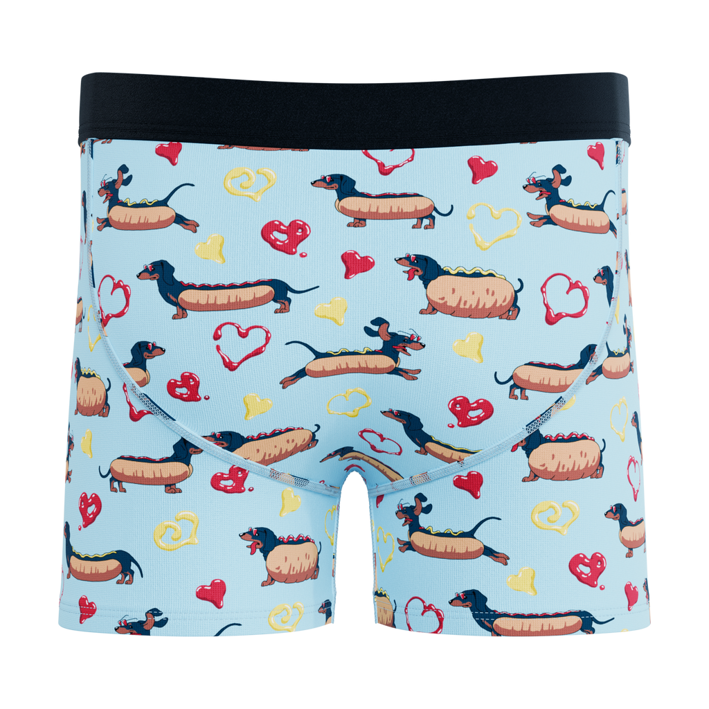 The Lovely Wiener | Wiener Dogs Youth Boxer Briefs - Shinesty