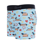The Lovely Wiener | Wiener Dogs Youth Boxer Briefs - Shinesty