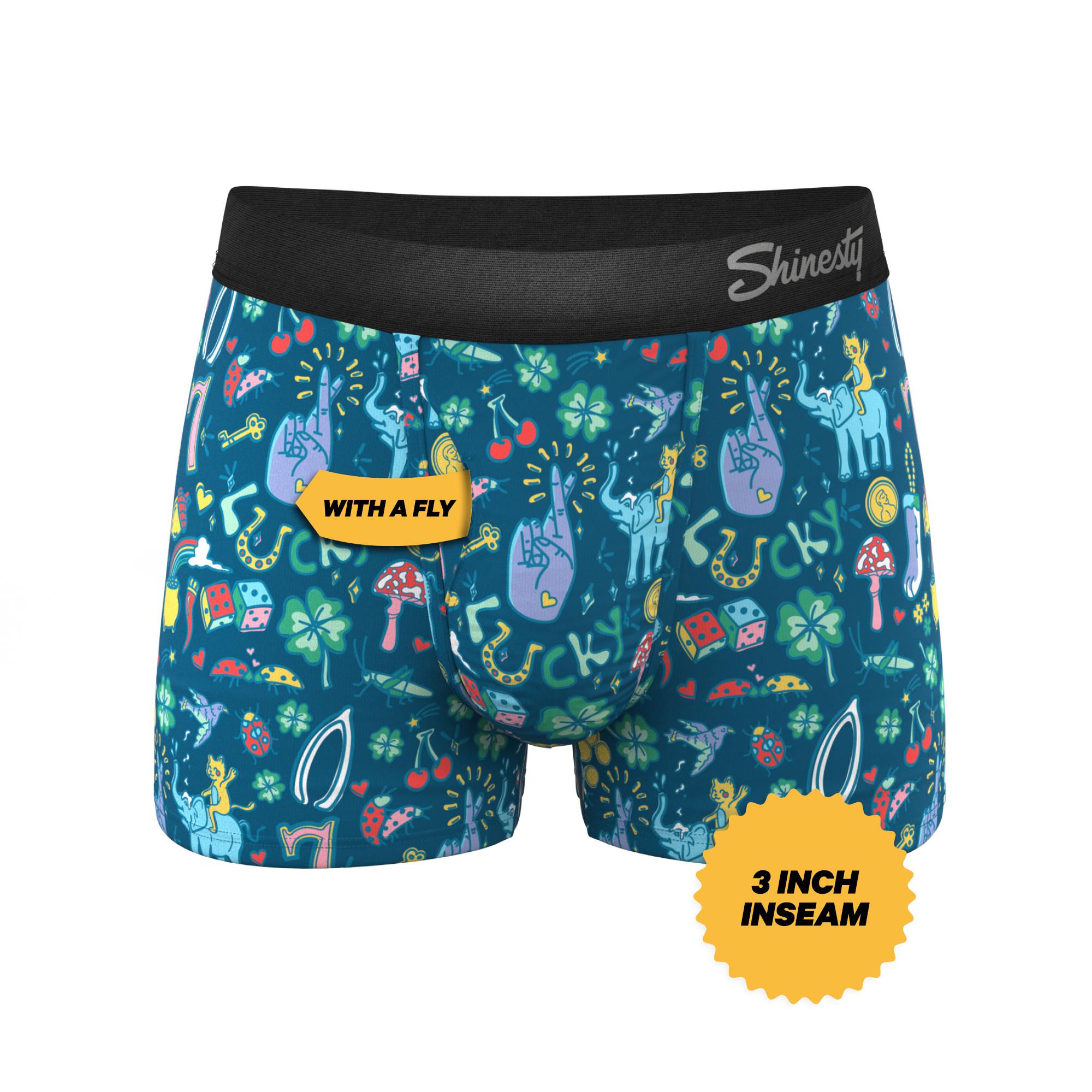 The Lucky Duck | Lucky Symbols Ball Hammock® Pouch Trunks Underwear - Shinesty
