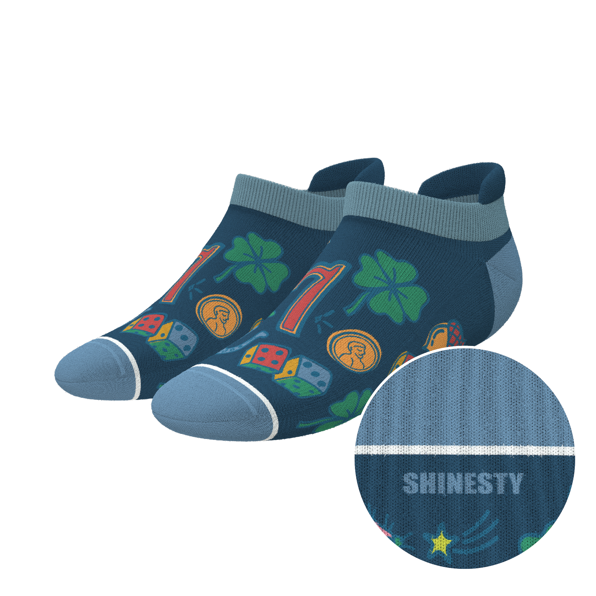 The Lucky Duck | Lucky Symbols Heel Hammock™ Ankle Socks - Shinesty