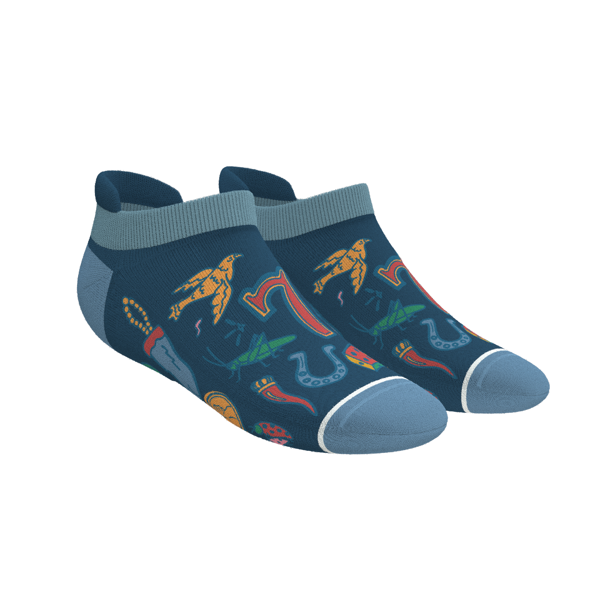 The Lucky Duck | Lucky Symbols Heel Hammock™ Ankle Socks - Shinesty