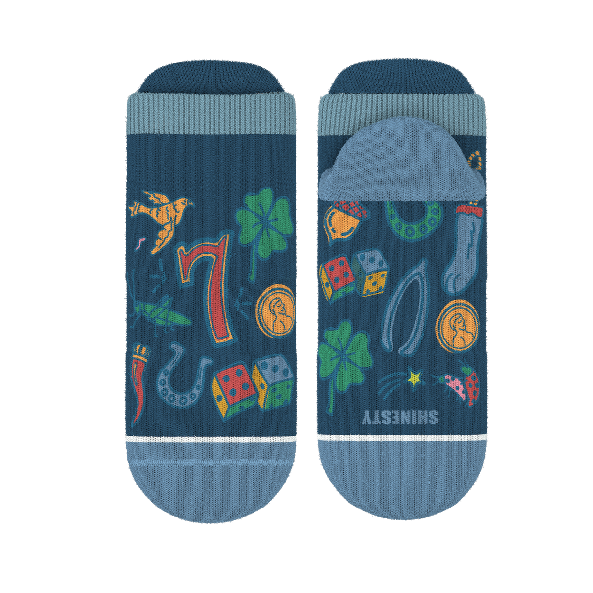 The Lucky Duck | Lucky Symbols Heel Hammock™ Ankle Socks - Shinesty
