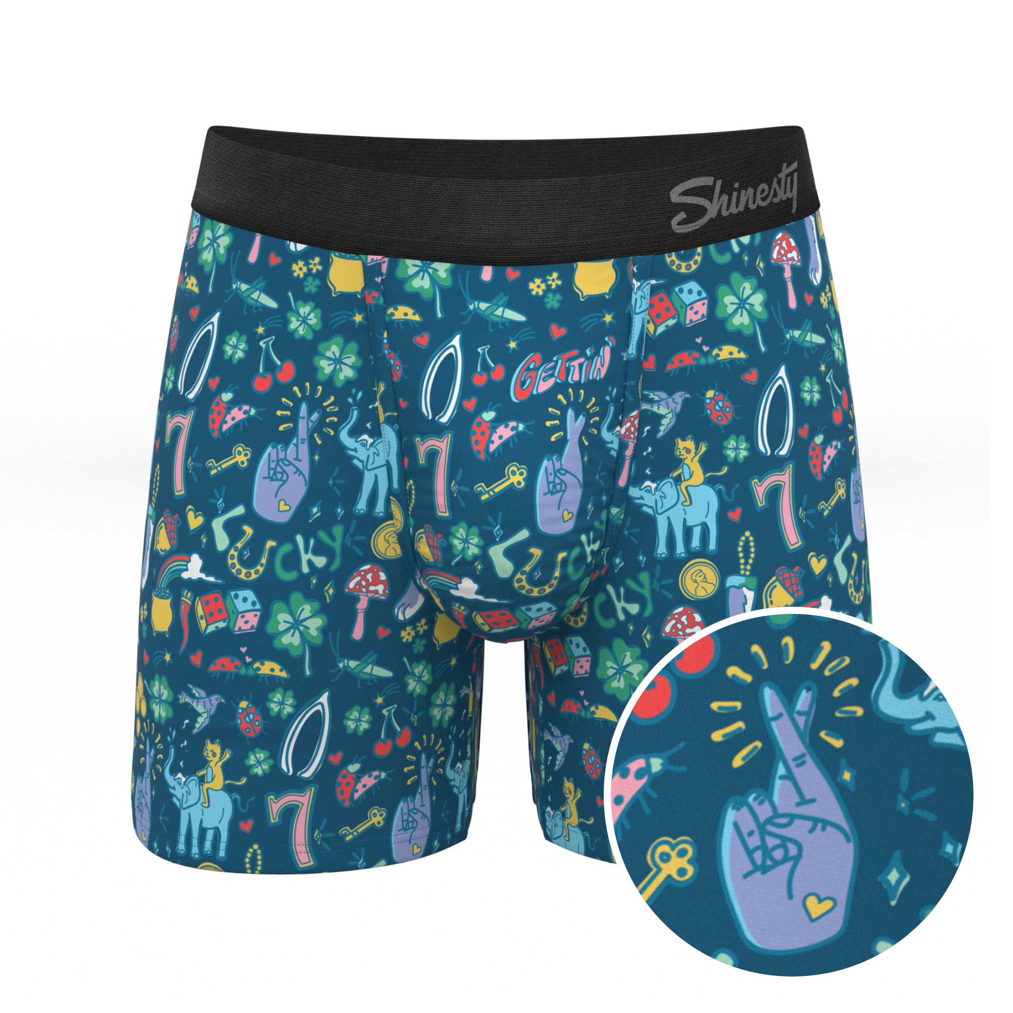 The Lucky Duck | Lucky Symbols Ball Hammock® Pouch Underwear - Shinesty