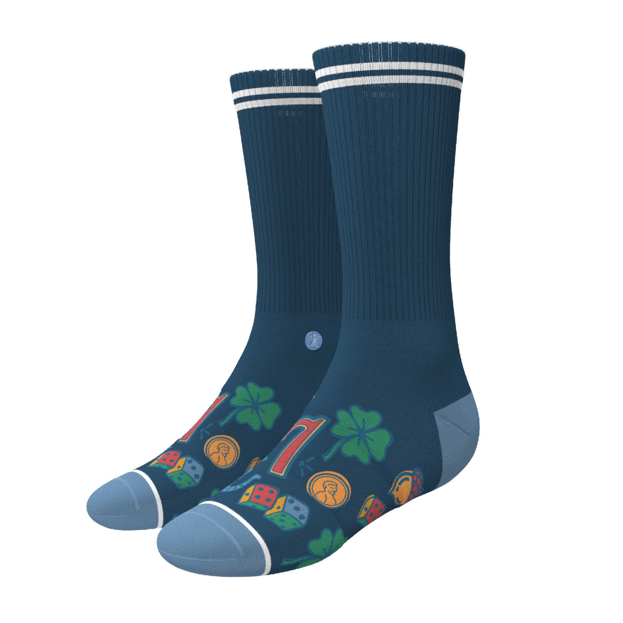 The Lucky Duck | Lucky Symbols Heel Hammock™ Crew Socks - Shinesty
