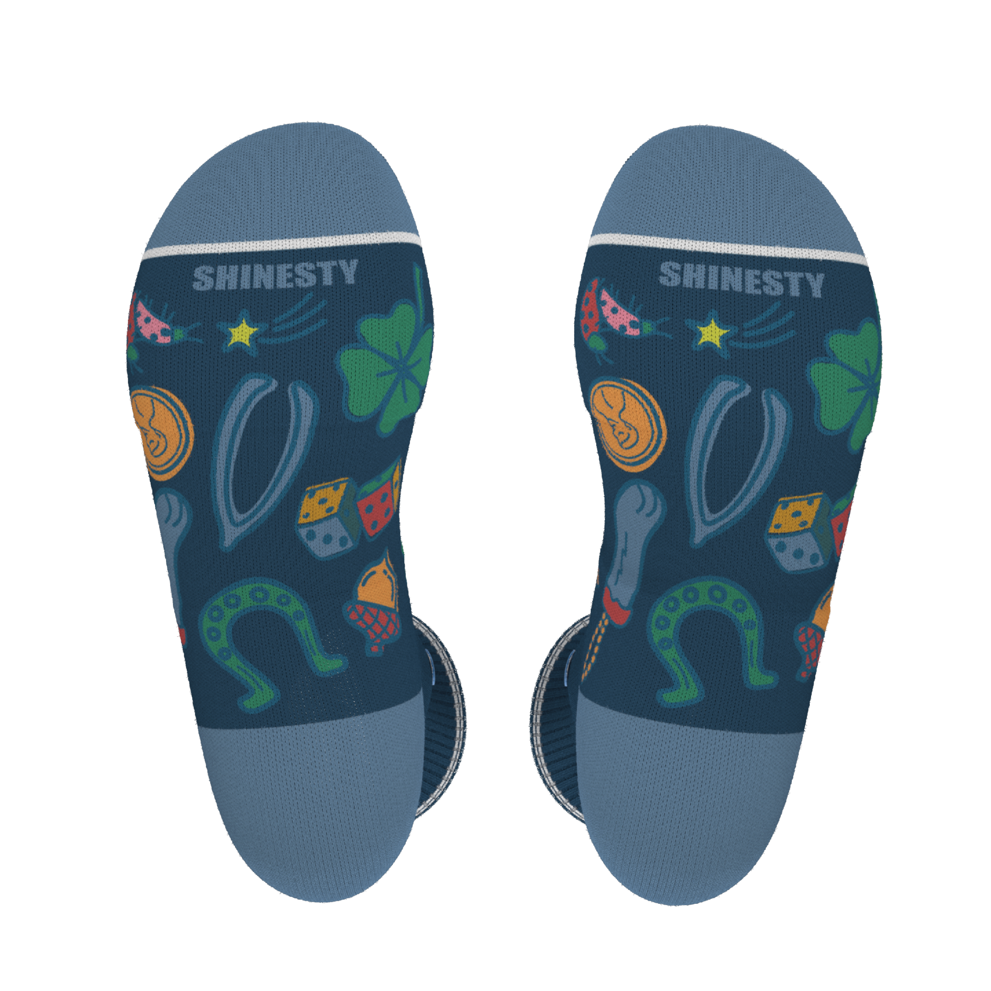 The Lucky Duck | Lucky Symbols Heel Hammock™ Crew Socks - Shinesty