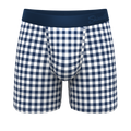 The Mad For Plaid | Navy Gingham Ball Hammock® Pouch Underwear - Shinesty