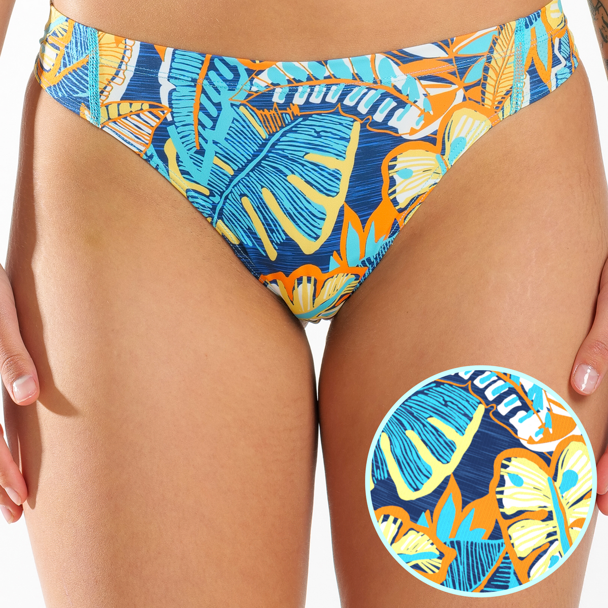 The Mahalo | Blue Tropical paradICE™ Cooling Thong - Shinesty