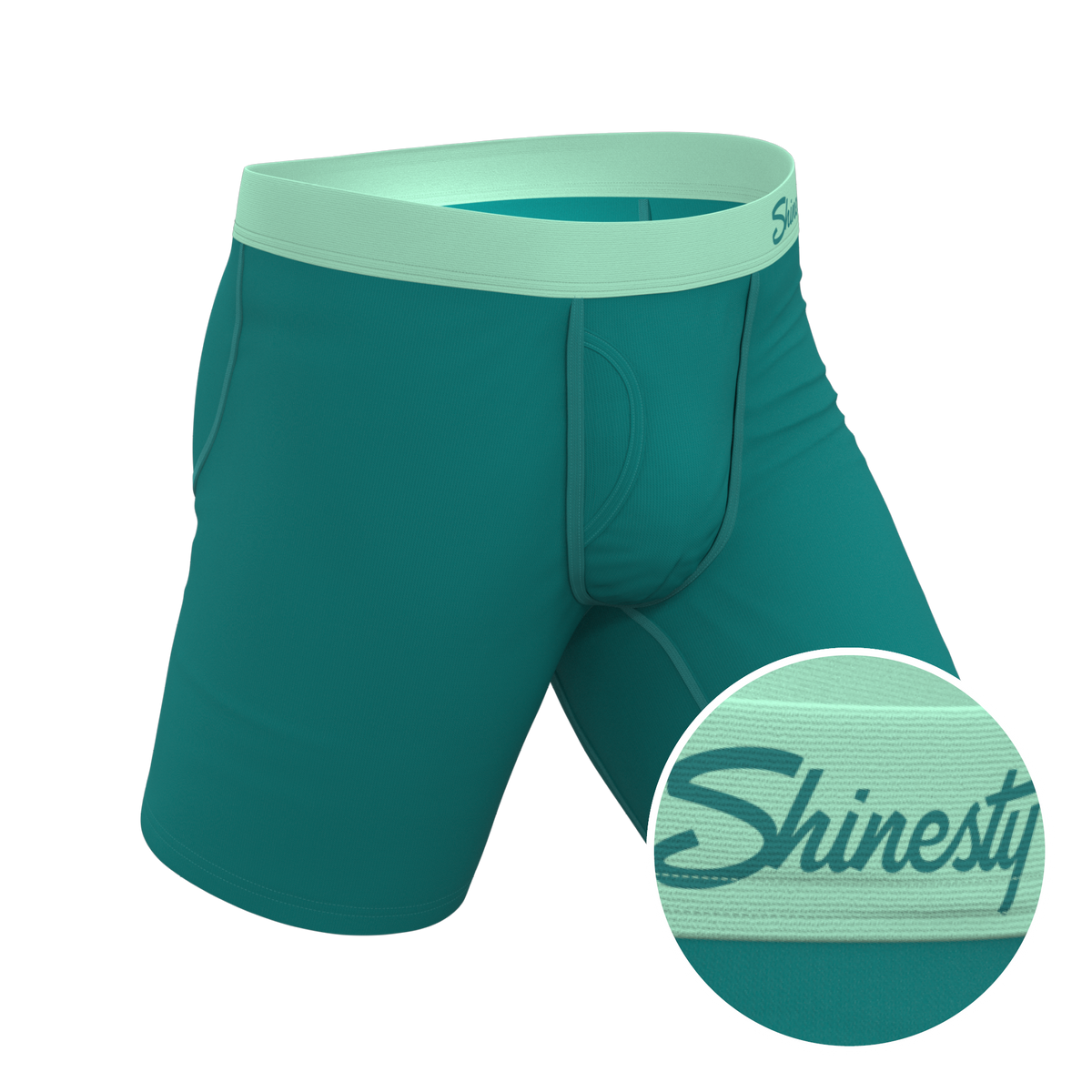 The Maldives | Teal Ball Hammock® Boxer - Long Leg - Shinesty