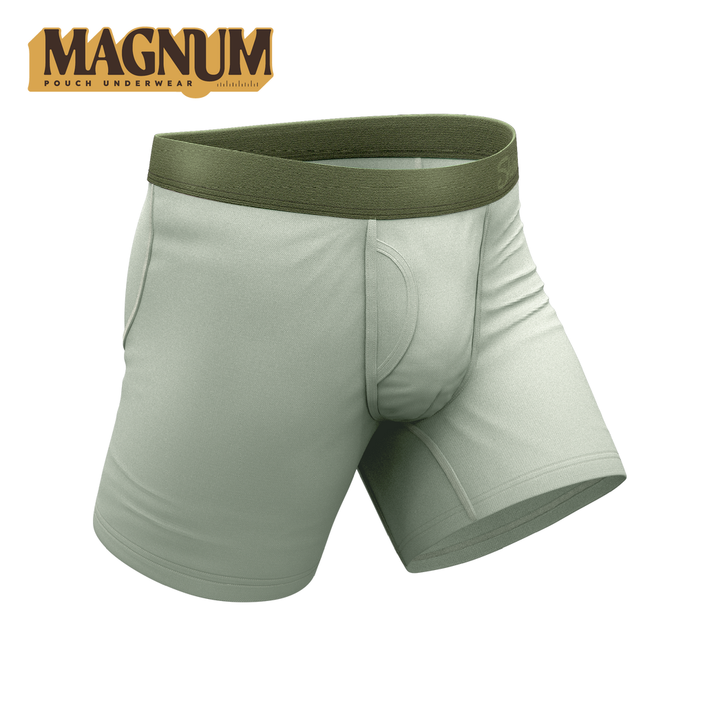 The Manzanilla | Olive Green Ball Hammock® Magnum Big Pouch Underwear - Shinesty