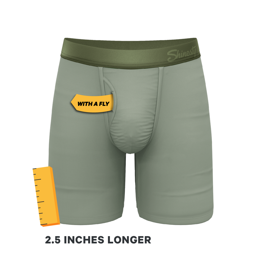 The Manzanilla | Olive Green Ball Hammock® Boxer - Long Leg - Shinesty