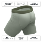 The Manzanilla | Olive Green Ball Hammock® Boxer - Long Leg - Shinesty