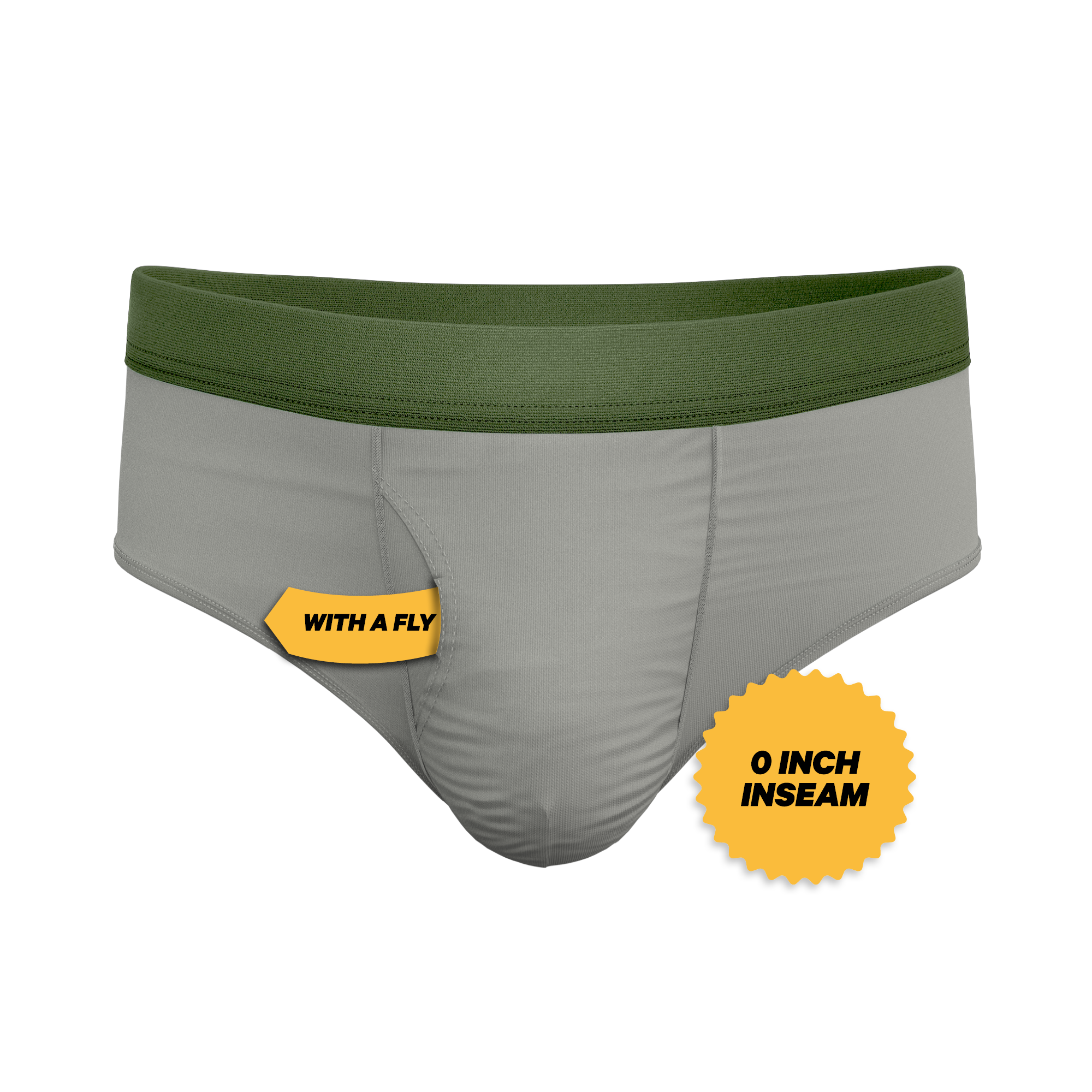 The Manzanilla | Olive Green Ball Hammock® Pouch Underwear Briefs - Shinesty