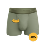 The Manzanilla | Olive Green Ball Hammock® Pouch Trunks Underwear - Shinesty