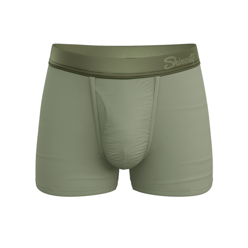 The Manzanilla | Olive Green Ball Hammock® Pouch Trunks Underwear - Shinesty