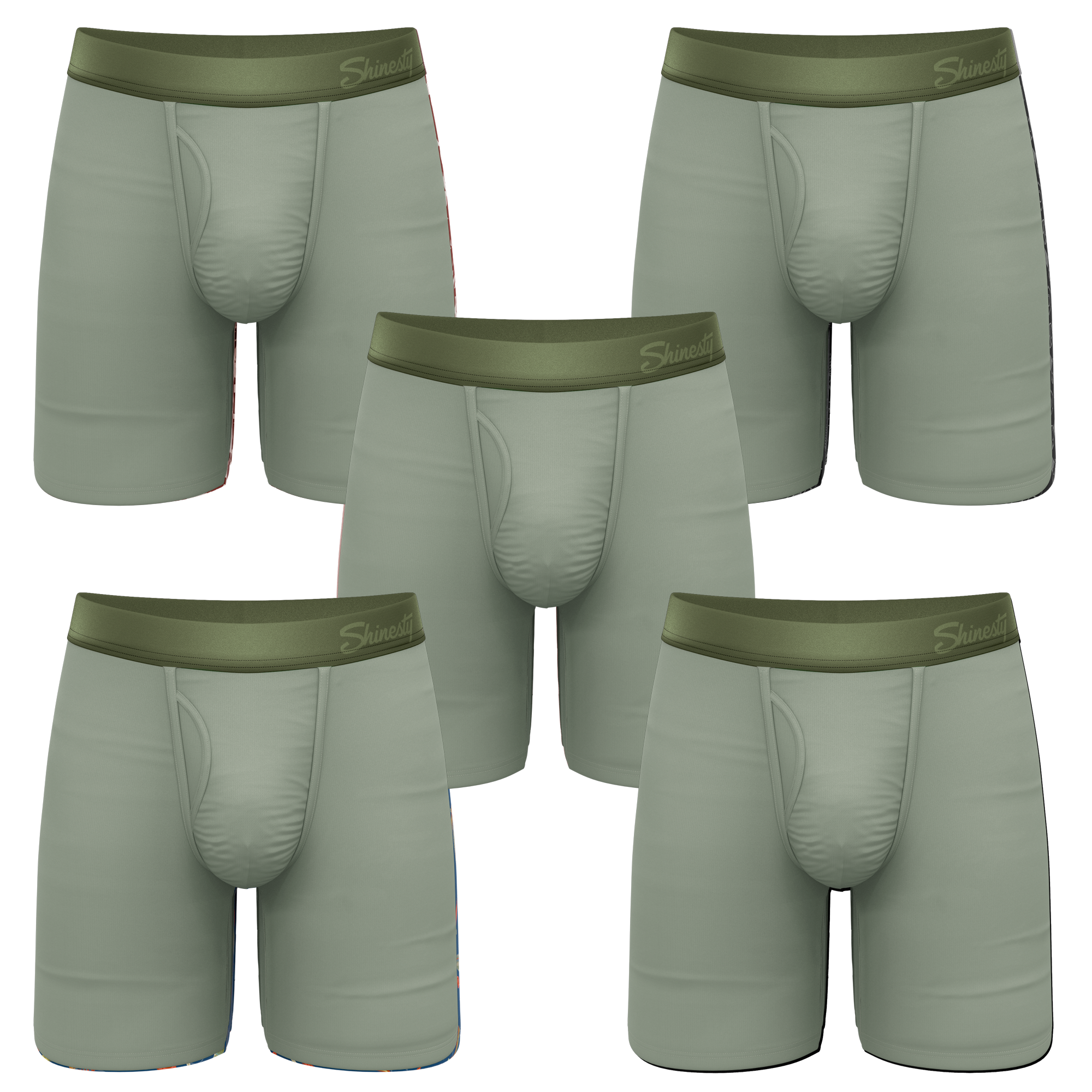 The Manzanilla | Long Leg Ball Hammock® Pouch Underwear With Fly 5 Pack - Shinesty