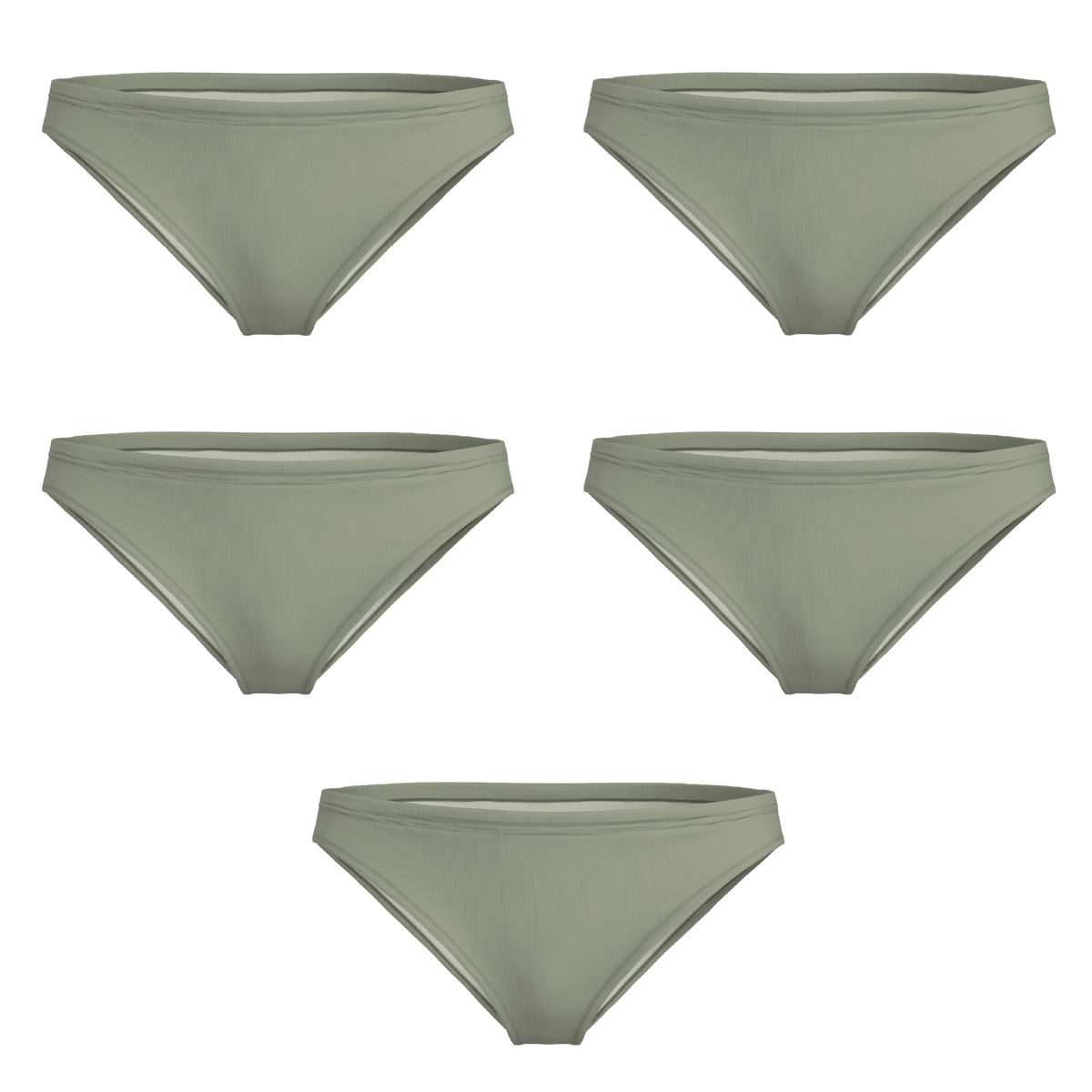 The Manzanilla | Bikini Underwear 5 Pack - Shinesty