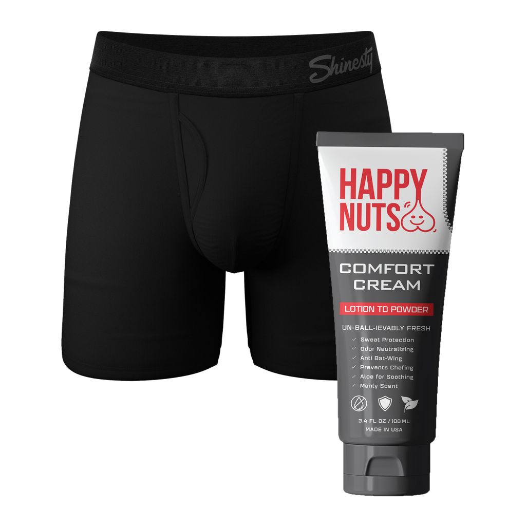 The Threat Level Midnight | Ball Cream And Ball Hammock® Pouch Underwear With Fly Pack - Shinesty