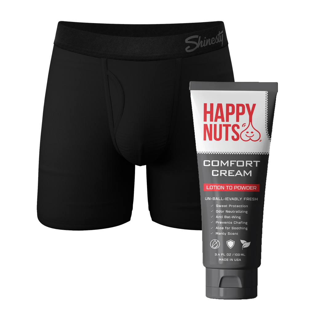 The Threat Level Midnight | Black Ball Hammock® Boxer and Ball Cream Pack - Shinesty