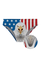 The Mascot | American Flag Ball Hammock® Pouch Swim Brief - Shinesty