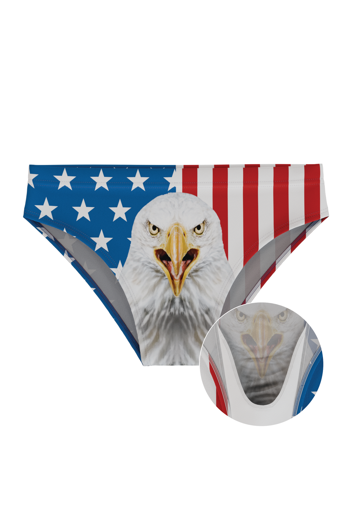 The Mascot | American Flag Ball Hammock® Pouch Swim Brief - Shinesty