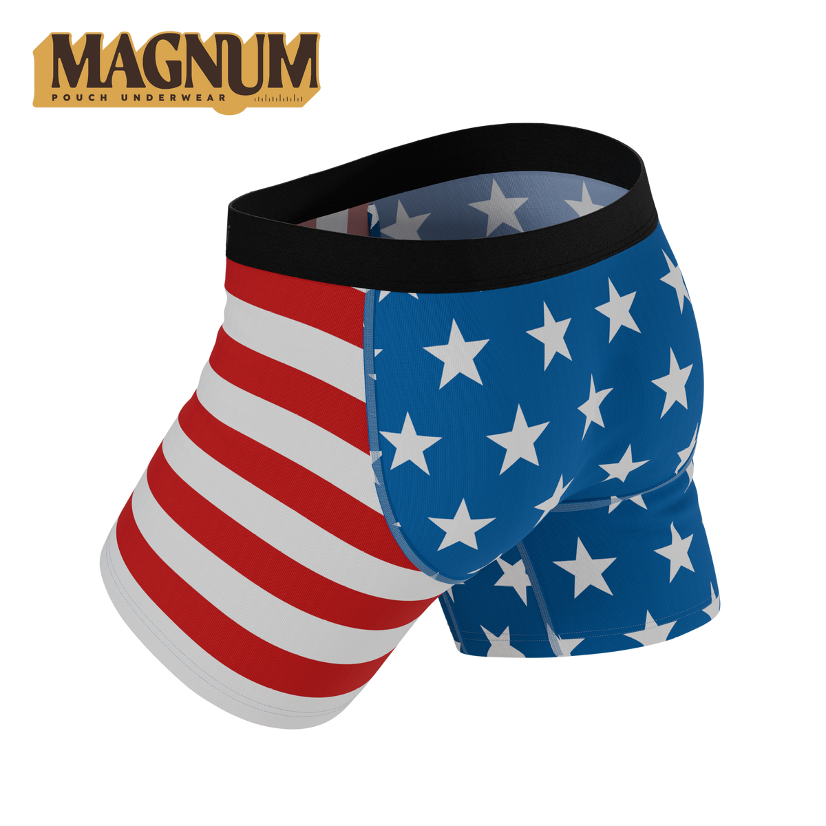 The Mascot | American Flag Ball Hammock® Magnum Big Pouch Underwear - Shinesty