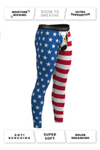 The Mascot | American Flag Ball Hammock® Long Johns - Shinesty
