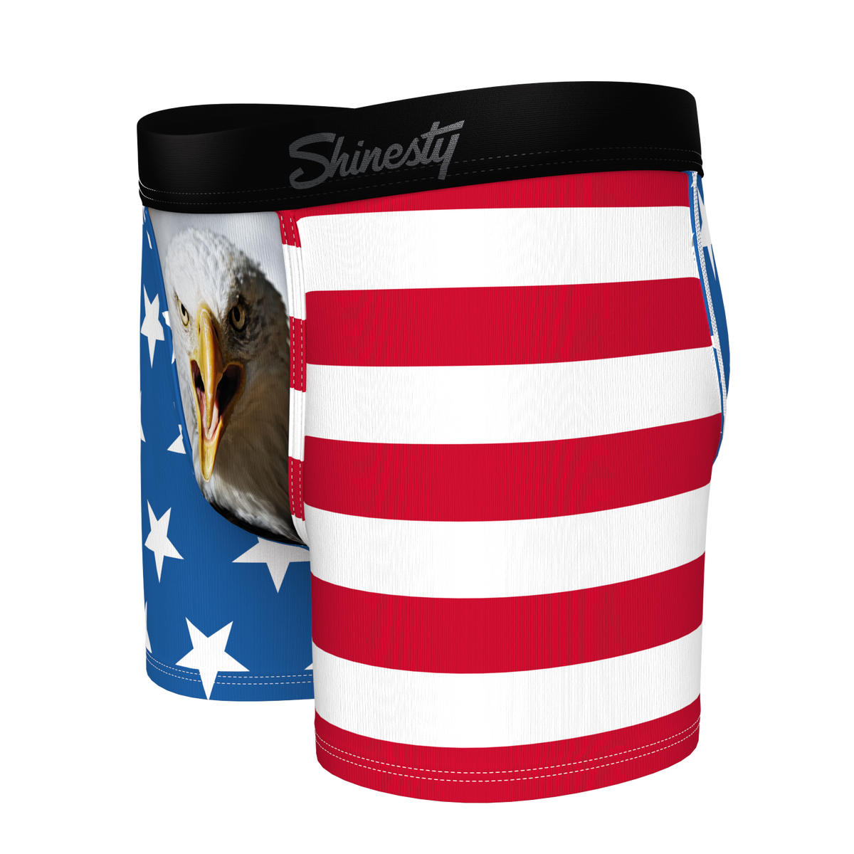The Mascot | American Flag Youth Boxer Briefs - Shinesty