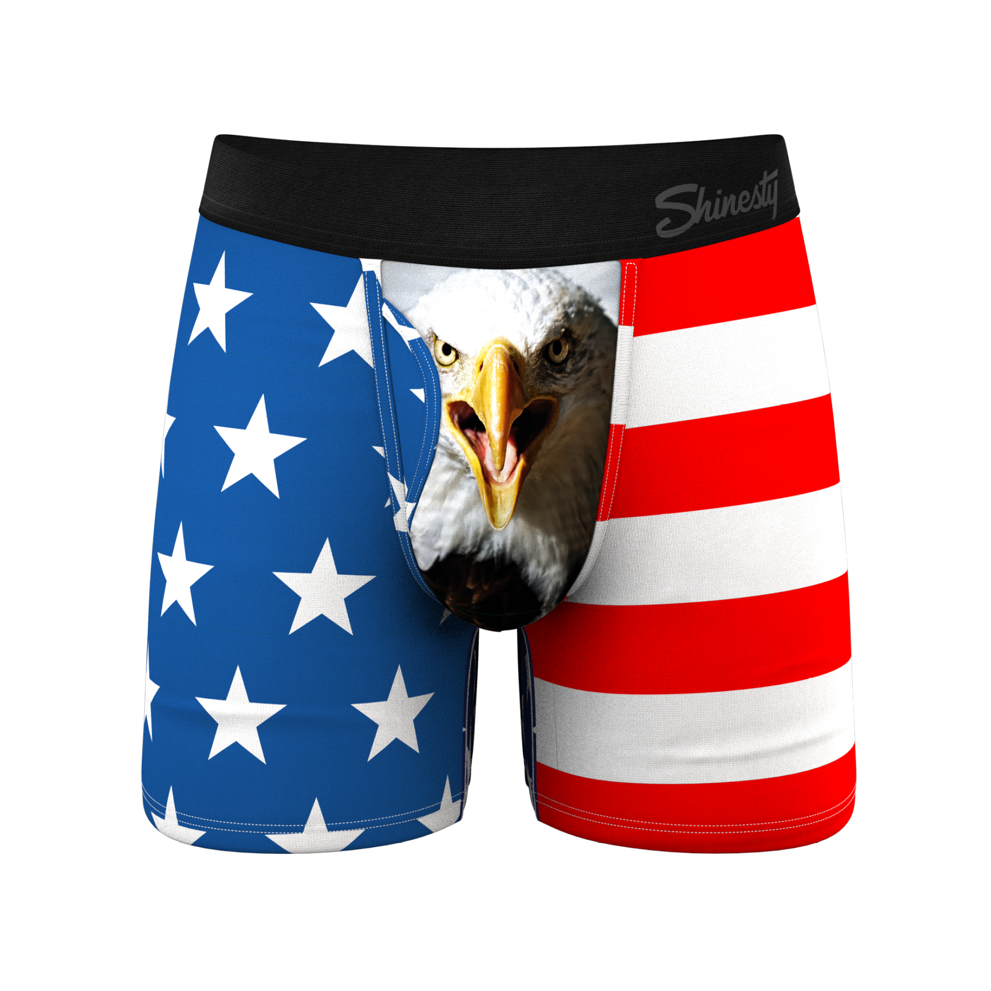 The Mascot | American Flag Ball Hammock® Magnum Big Pouch Underwear - Shinesty