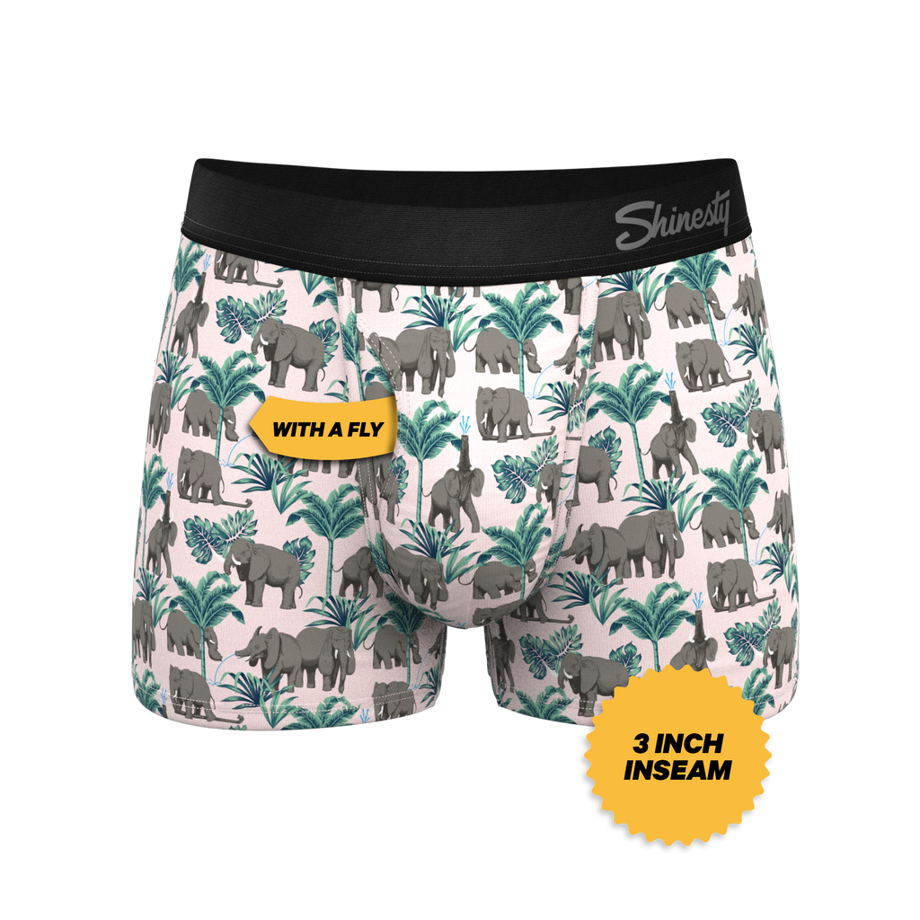 The Maximus | Tropical Elephant Ball Hammock® Pouch Trunks Underwear - Shinesty