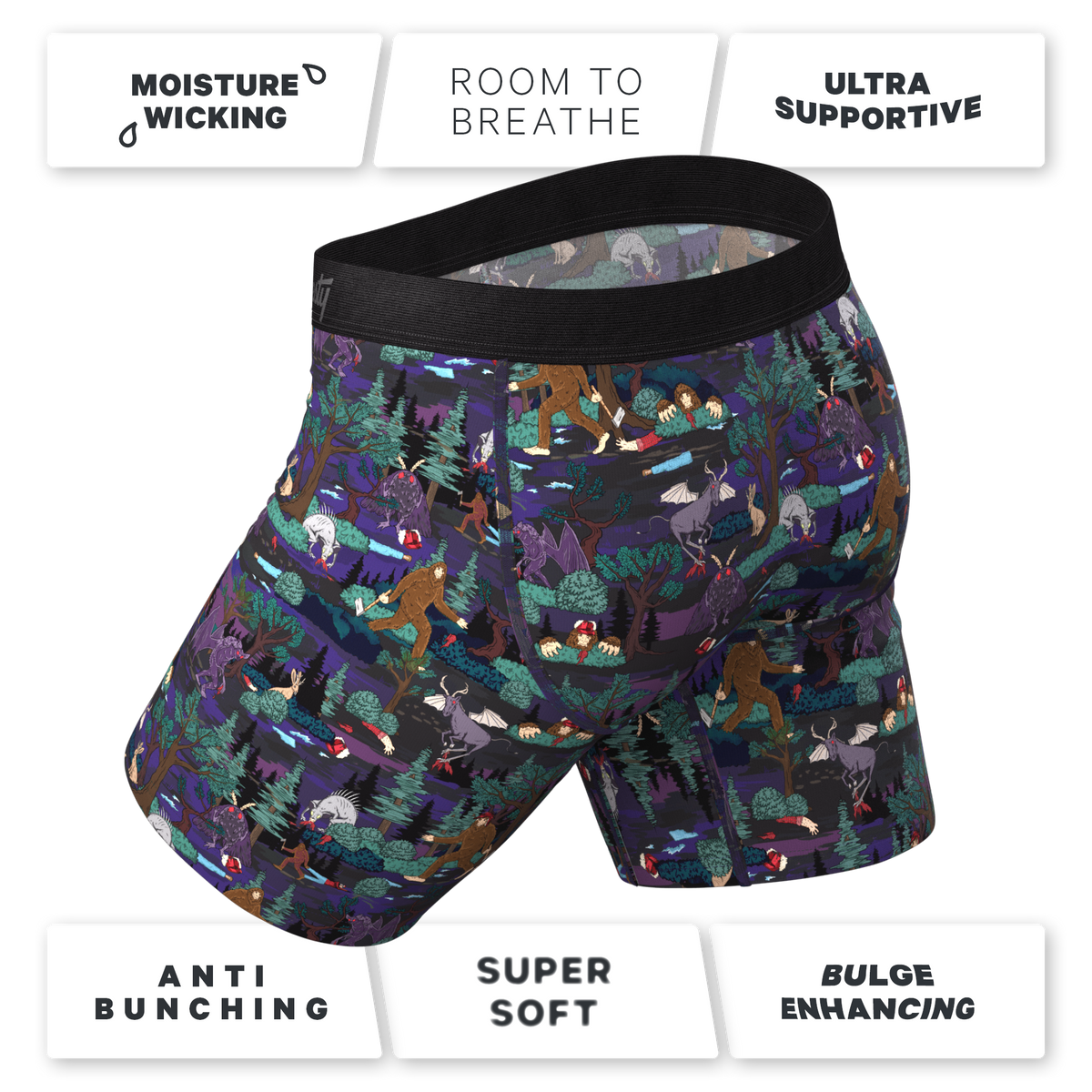 The Meal of Moths | Spooky Ball Hammock® Boxer - Long Leg - Shinesty