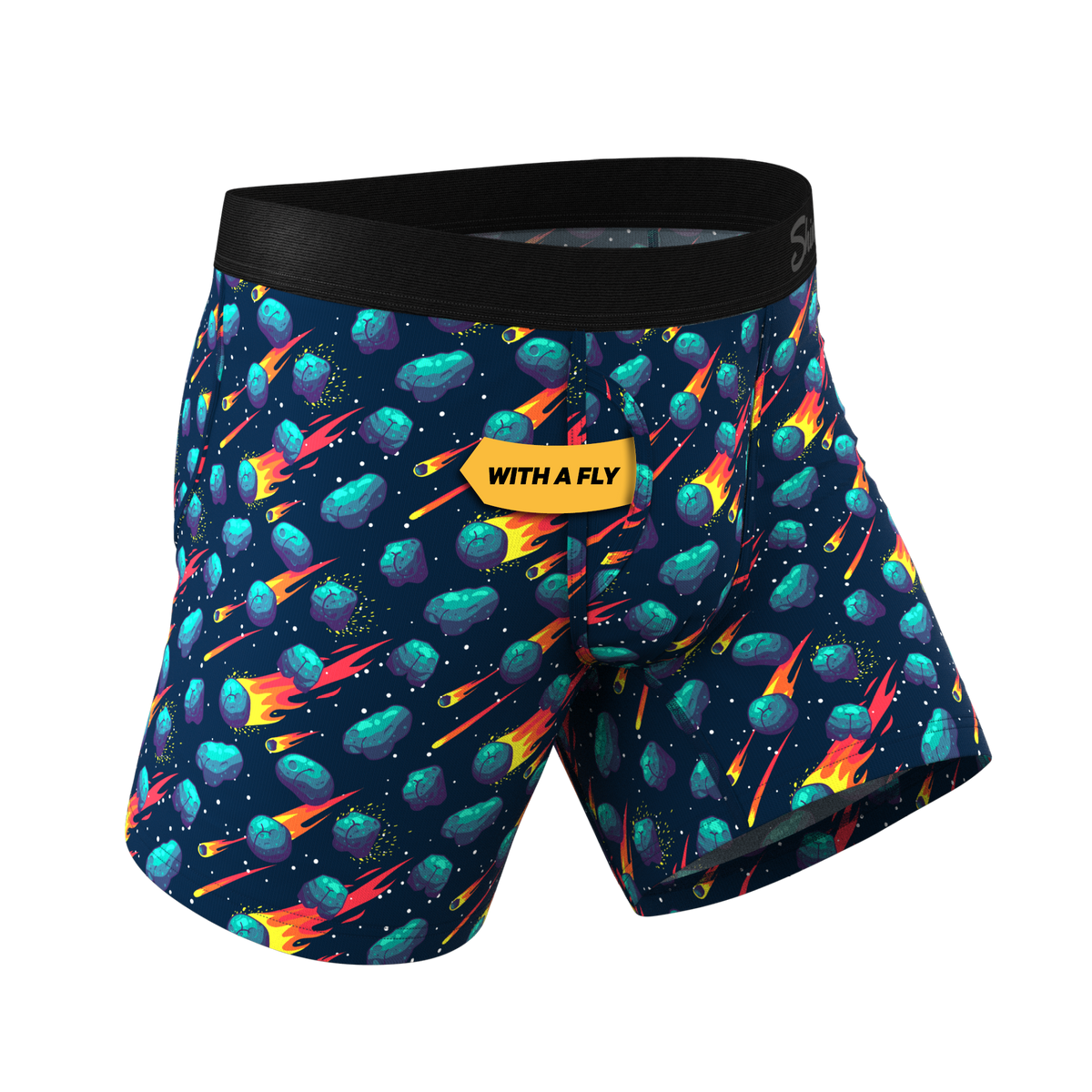 The Meateorite | Asteroid Ball Hammock® Pouch Underwear With Fly - Shinesty