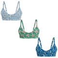 The Mediterranean Mischief | Boob Hammock™ Plunge Bralette 3 Pack - Shinesty