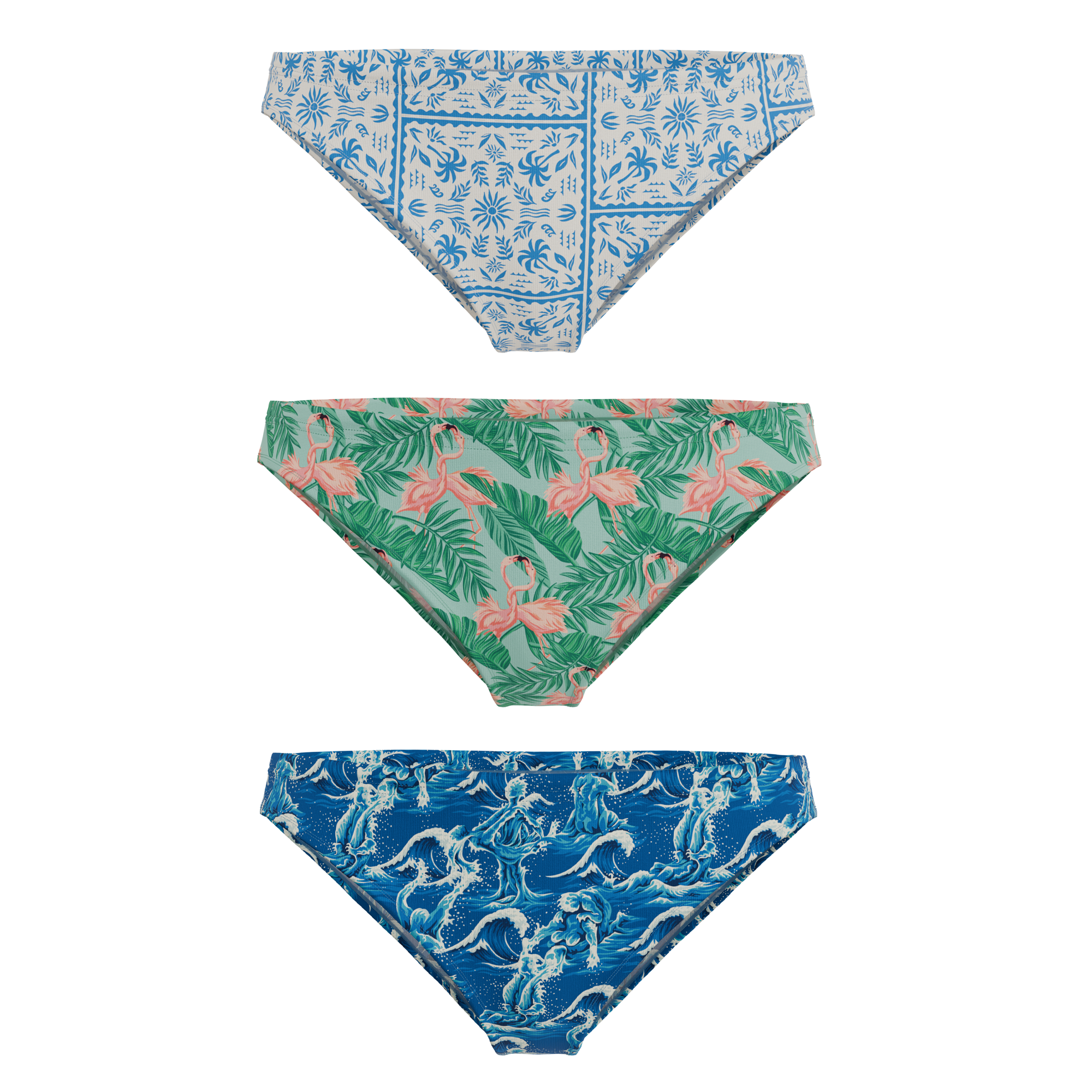 The Mediterranean Mischief | Bikini Underwear 3 Pack - Shinesty