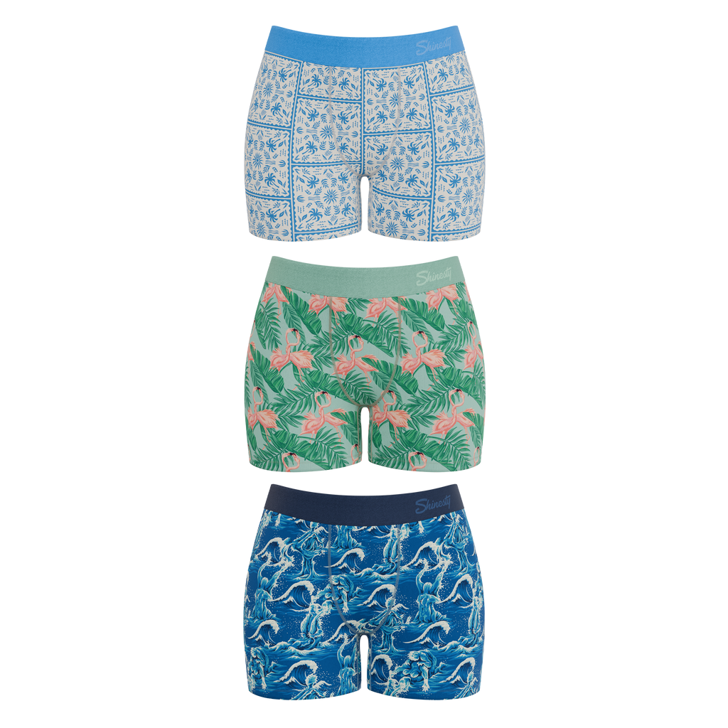The Mediterranean Mischief | Women’s Boxers 3 Pack - Shinesty