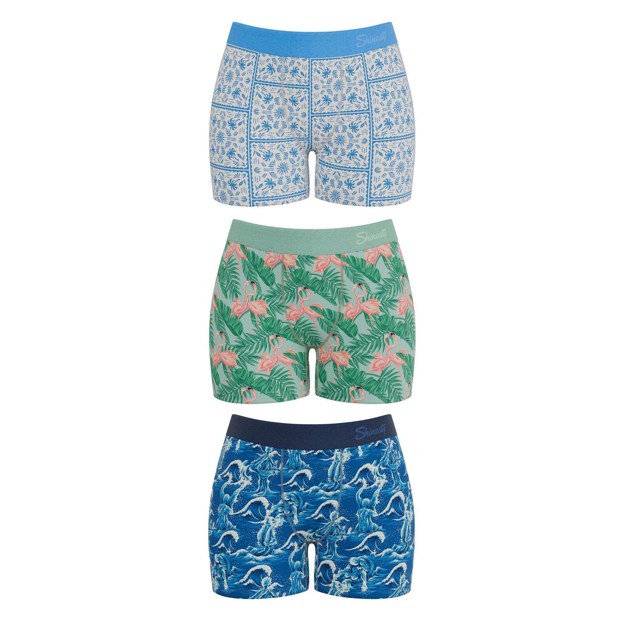 The Mediterranean Mischief | Women’s Boxers 3 Pack - Shinesty