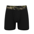 The Midnights | Black and Camo Ball Hammock® Pouch Underwear With Fly - Shinesty