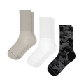 The Military Three | Heel Hammock™ Crew Socks 3 Pack - Shinesty