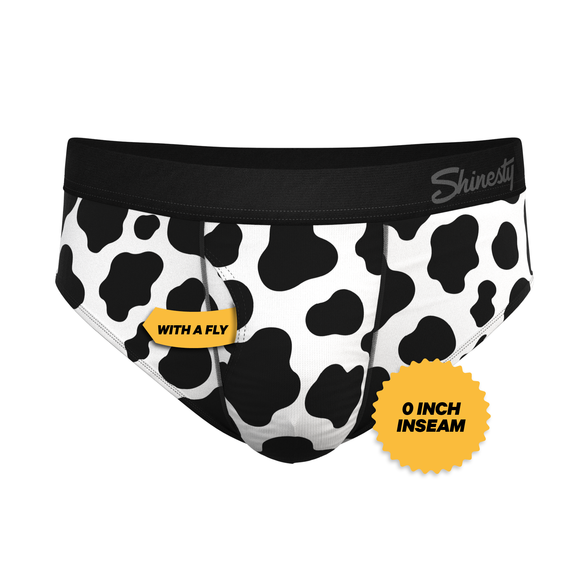 The Milk Me | Cow Print Ball Hammock® Pouch Underwear Briefs - Shinesty