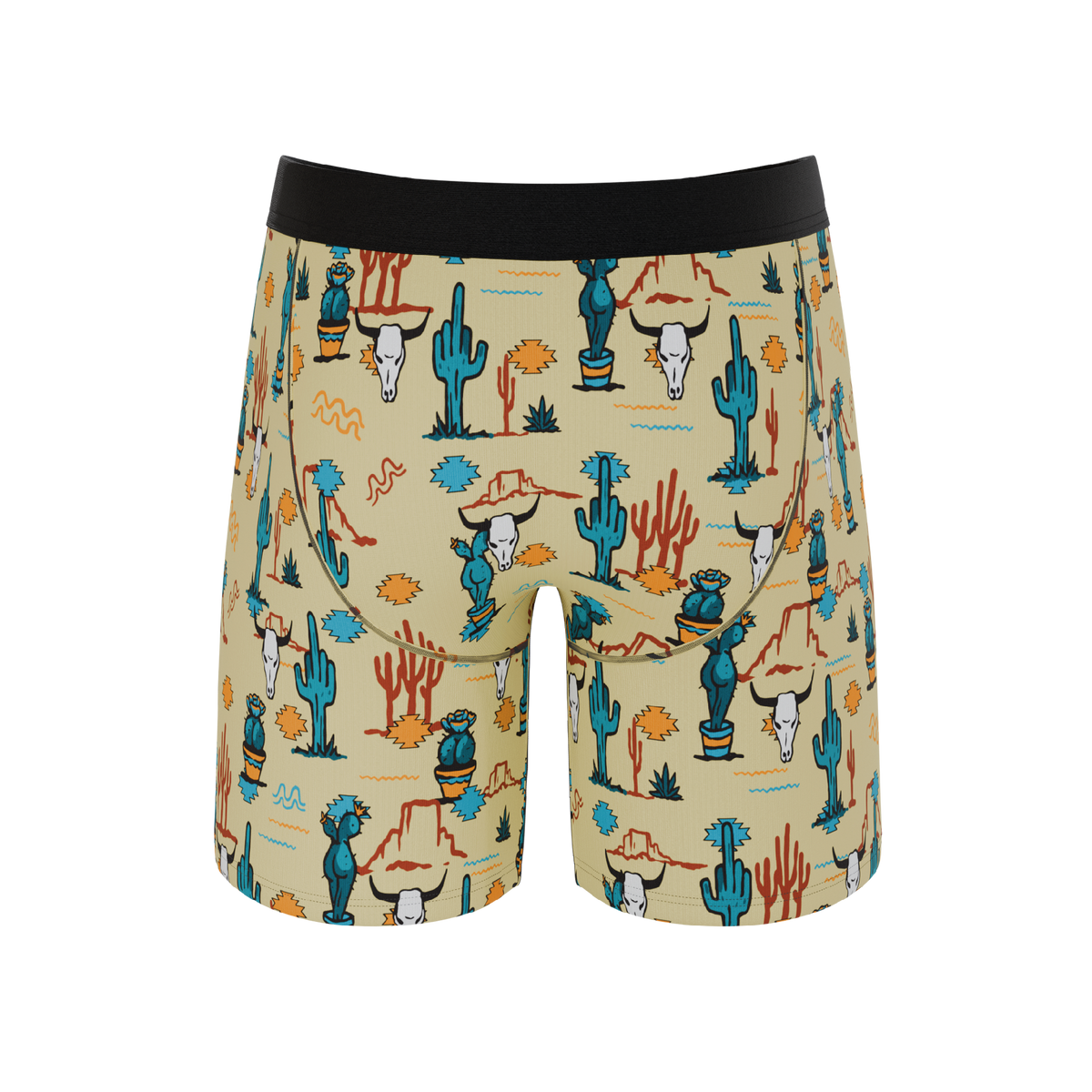 The Mirage | Western Cactus Ball Hammock® Boxer - Long Leg - Shinesty