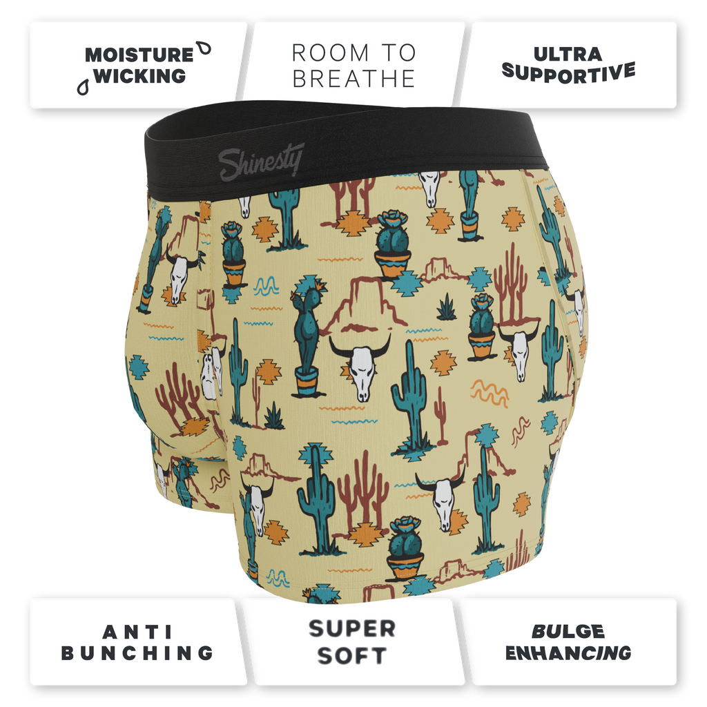 The Mirage | Western Cactus Ball Hammock® Pouch Trunks Underwear - Shinesty