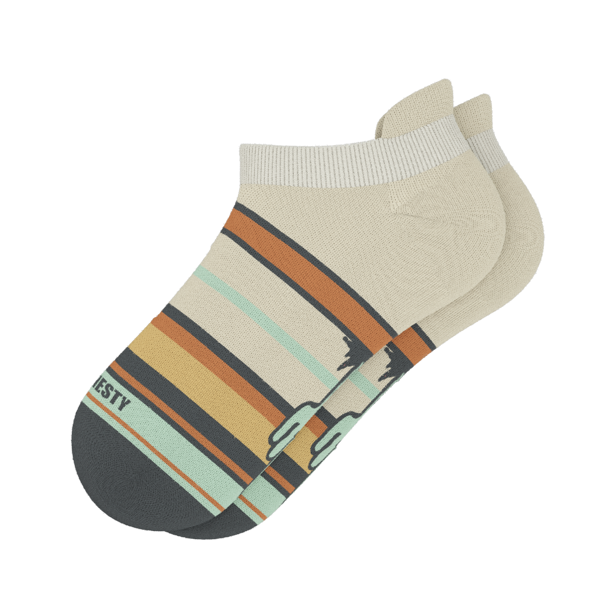 The Mirage | Cactus Heel Hammock™ Ankle Socks - Shinesty