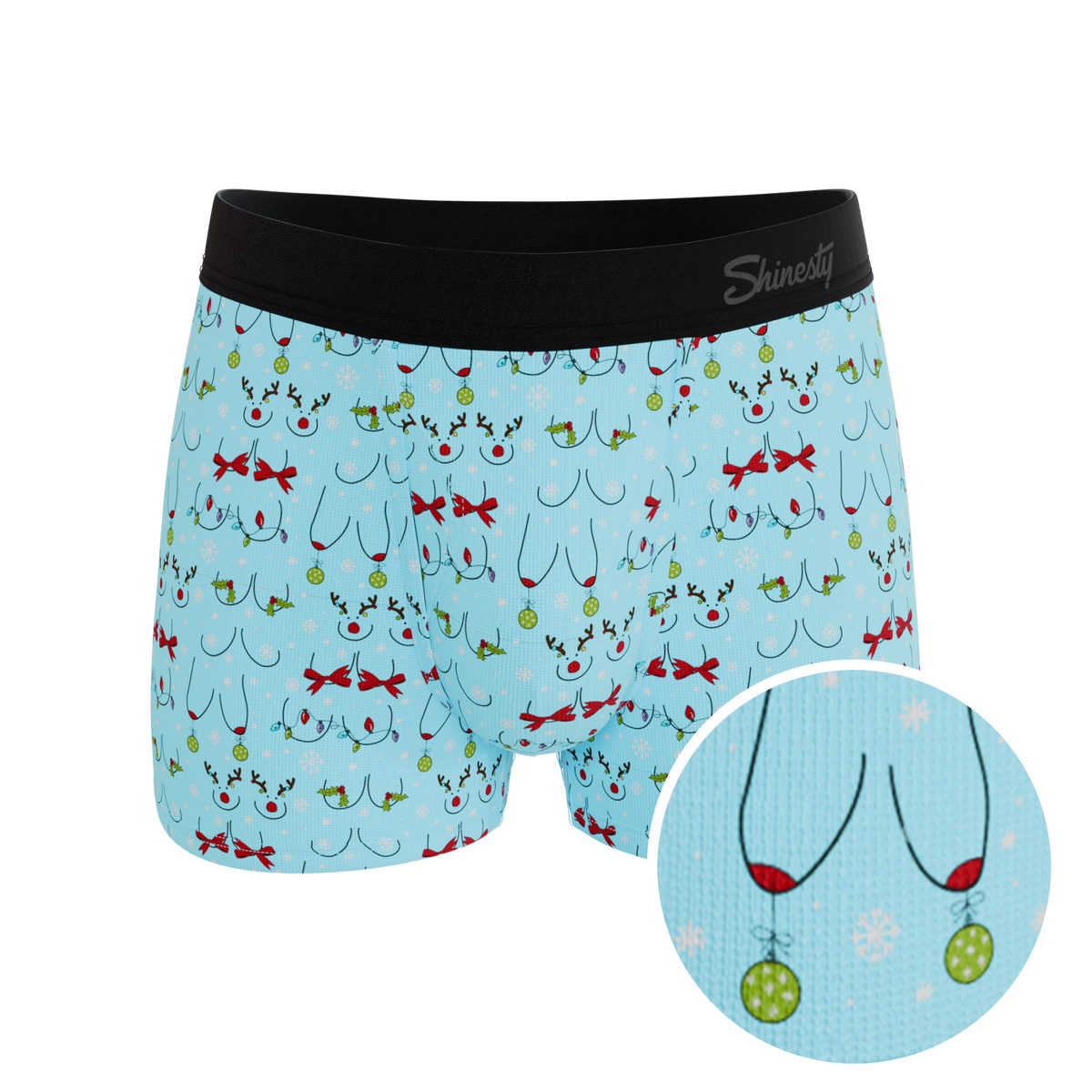 The Mistletots | Christmas Bust Ball Hammock® Pouch Trunks Underwear - Shinesty