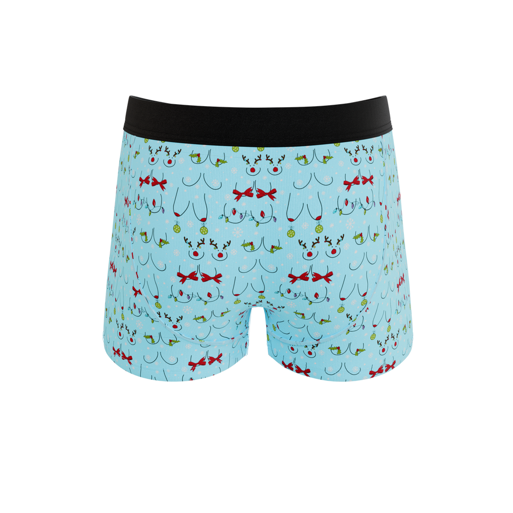 The Mistletits | Christmas Bust Ball Hammock® Pouch Trunks Underwear