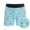 The Mistletots | Christmas Bust Ball Hammock® Pouch Underwear With Fly - Shinesty