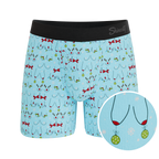 The Mistletots | Christmas Bust Ball Hammock® Pouch Underwear With Fly - Shinesty
