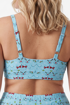 The Mistletots | Christmas Bust Boob Hammock™ Plunge Bralette - Shinesty