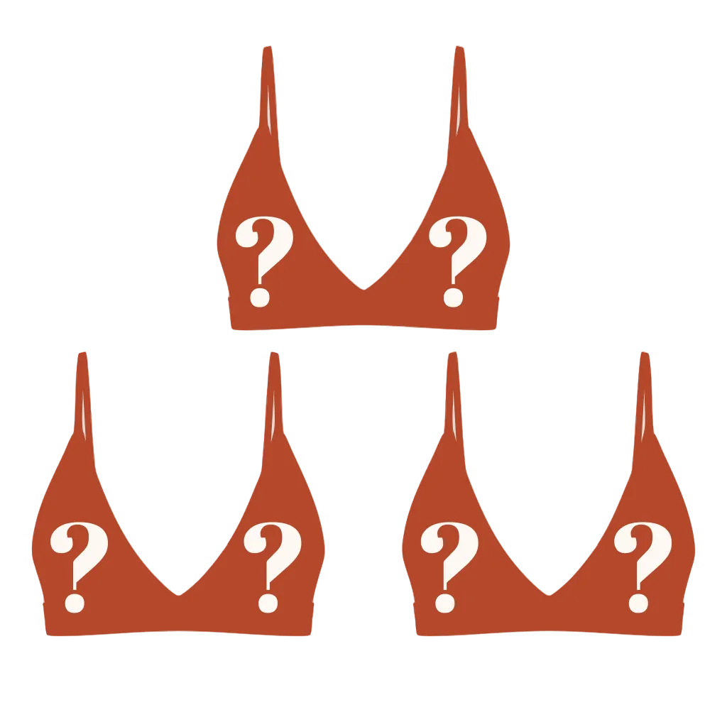 The Mystery | Boob Hammock™ Triangle Bralette 3 Pack - Shinesty