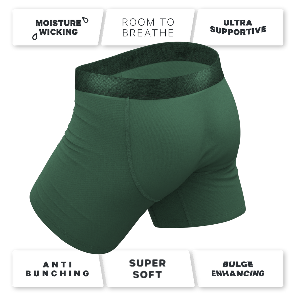 The Money Tree | Forrest Green Tonal Ball Hammock® Pouch Underwear - Shinesty