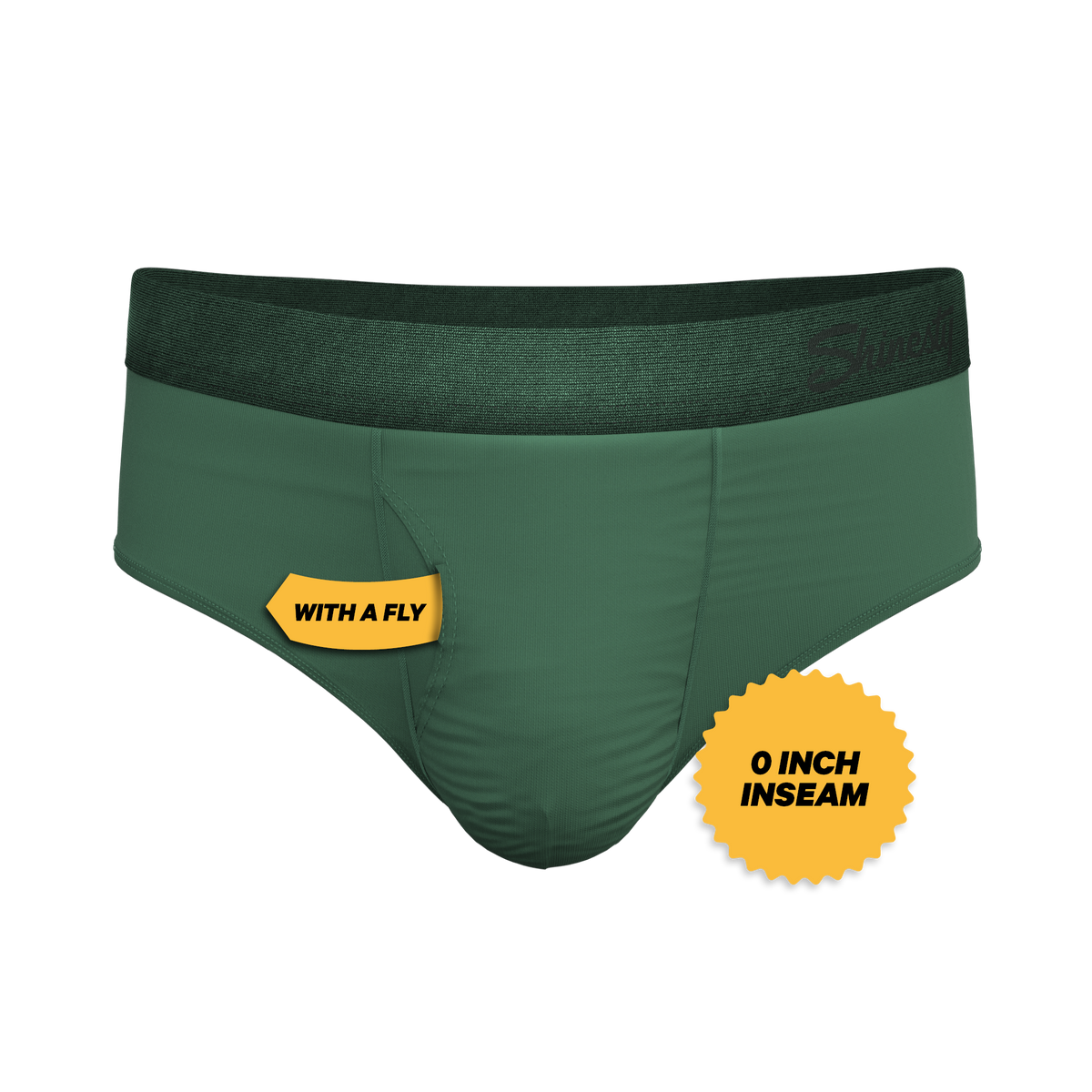 The Money Tree | Forrest Green Tonal Ball Hammock® Pouch Underwear Briefs - Shinesty