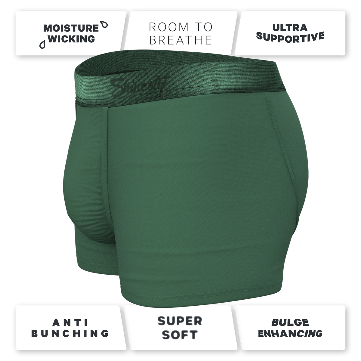 The Money Tree | Forrest Green Tonal Ball Hammock® Pouch Trunks Underwear - Shinesty